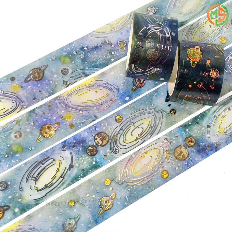Custom Printing Planet Series Clear PET Tape