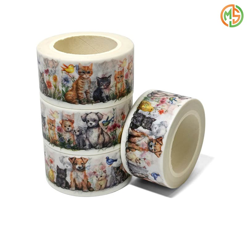 Custom printed washi tape