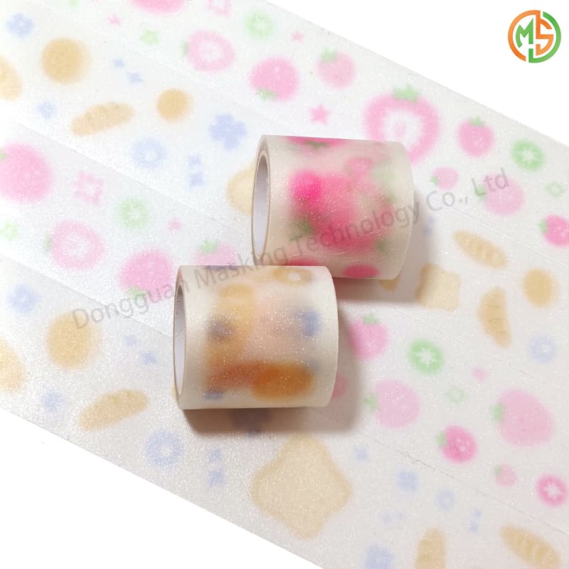 Custom Vintage Autumn Pumpkin Girl Transparent Pet Tape