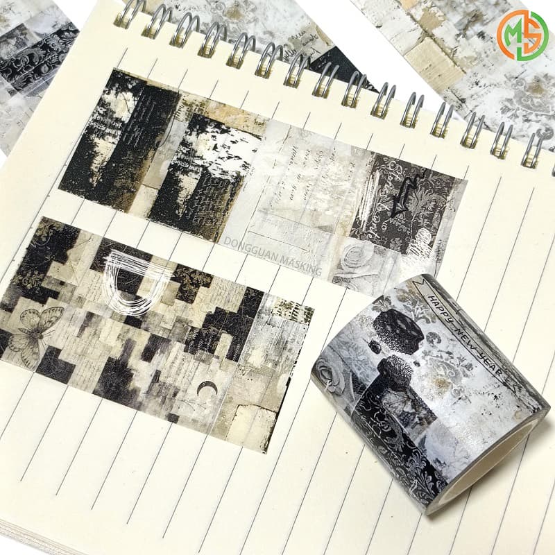 Vintage Paper Collage Washi Tape